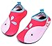 Giotto Kids Swim Water Shoes Quick Dry Non-Slip for Boys & Girls, Pink, 24-25