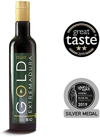Gold of Extremadura - Organic Extra Virgin Olive Oil, Spanish Olive Oil Cold Extracted 250ml
