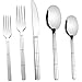 Lesbin Stainless Steel Cutlery/ Flatware Set, 40- pieces, Service for 8