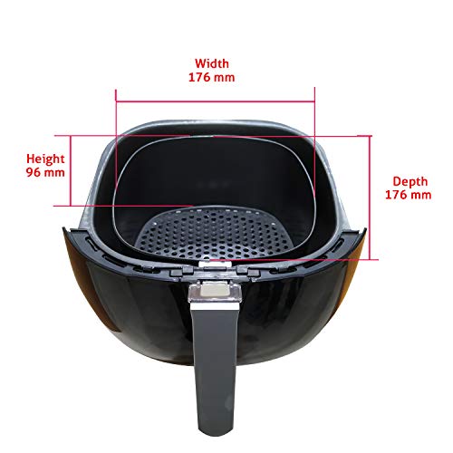 Glen Rapid Air Fryer 3043 1350w Black, 3.2 Litre Mega Sale Online