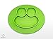 OSABO | Happy Frog Mat - One-piece silicone placemat + plate (Green) - Children Placemats