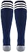 adidas Unisex Copa Zone Cushion III Soccer Socks (1-Pair) , Dark Blue/ White , Large