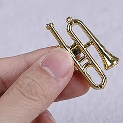 CYISONAL 21 Pcs Mini Gold Musical Instruments