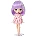 Wigs Only! Babe Purple Lavender Soft Synthetic Blythe Pullip Baby Doll Wigs