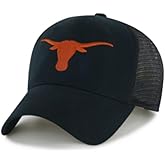 Officially Licensed Texas University Black Mesh Trucker Hat Classic Adjustable Embroidered Team Logo Structured Snapback Multicolor Cap