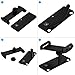 Powerextra Tablet Holder Aluminum-Alloy 4-12 Inch IPad Holder Bracket + Belt Neck Lanyard Strap