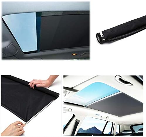 Sammiler - Black Skylight shutter Sunroof sunshade curtain For Audi Q5 for VW Sharan style Tiguan