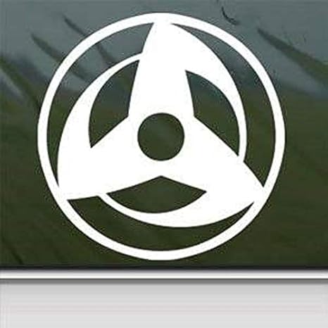 Amazoncom Naruto White Sticker Decal Kakashis Mangekyo