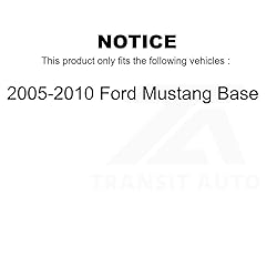 Front Disc Brake Rotors Pair For 2005-2010 Ford