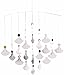 Flensted Mobiles Angel Chorus (25 Angels) Hanging Mobile - 22 Inches Cardboard