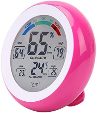 SparkLia Indoor Hygrometer Thermometer, Digital Temperature and Humidity Monitor, Humidity Meter with LCD Screen, MIN/MAX Records, Trend of Temperature Change, ℃/℉ Switch, Comfort Indicators for Home