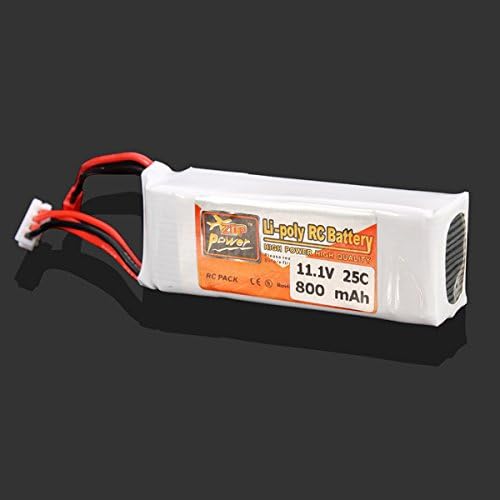 ZOP Power 11.1V 800MAH 25C Lipo Battery JST Plug