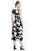 MakeMeChic Women's Sleeveless Casual Swing Beach Summer Long Tank Dress Navy-Floral L