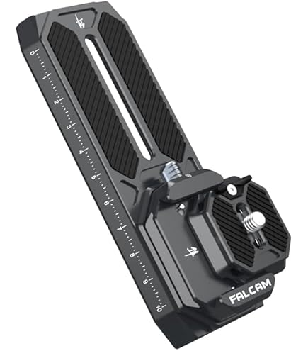 FALCAM F38 Base A Sgancio Rapido Per DJI RS2/RSC2/RS3/RS3 Pro - Piastra Di Montaggio Per Fotocamera E Gimbal (Solo Base) - 2