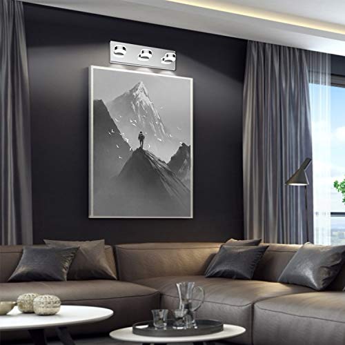 OOWOLF LED Bathroom Vanity Lights, 17.12 inches 10W 3Light 6000K