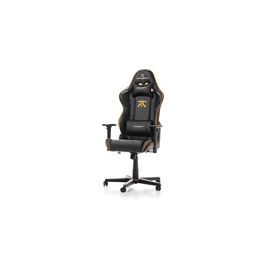 DX Racer Sedile Gaming per PC Arancione e nero