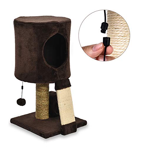 Amazon Basics Cat Tree Tower With Perch Condo 12 x 12 x 20 Inches