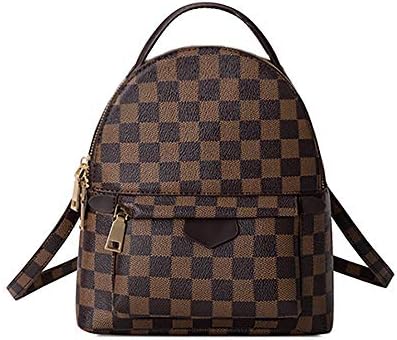 Gerosse Designer Mini Leather Backpack Purse for Women, Fashion Small Shoulder Purse Handbag