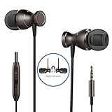 CSBROTHER Wired Earbuds Earphones Headphones, In-Ear Headphones Magnetic Wired Bass Stereo Sports Headphones with Snug and Soft Design, Inline Controls for Hands-free Calling and MP3 Players