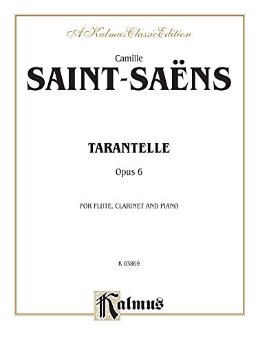 Tarantelle, Op. 6: Flute & Clarinet (with Piano), Score & Parts (Kalmus Edition) - Thumbnail 5