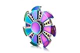 Mbaoluo Hand Spinner Fidget Spinner EDC Spinner Toy High Speed 2-5 Minutes Rotate ADD ADHD Focus Toy, Rainbow-B