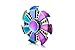 Mbaoluo Hand Spinner Fidget Spinner EDC Spinner Toy High Speed 2-5 Minutes Rotate ADD ADHD Focus Toy, Rainbow-B