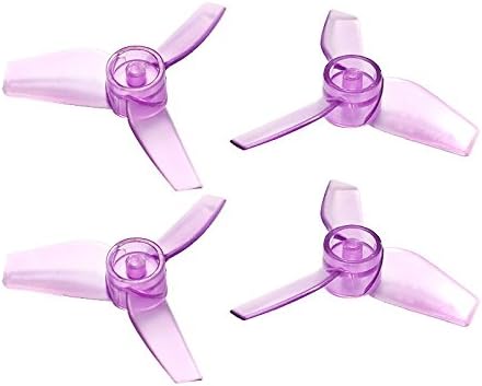 Rakonheli 40mm 3 Blade Transparent Propeller (2CW+2CCW; 1.5mm Shaft) (Purple) RKH 66DQX
