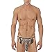 Rukisac Sexy Tong Men Elephant Underwear T-Back G-String Pants Christmas Gag Gift Funny Gift (Leopard)