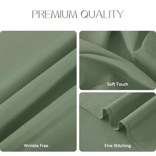 Romanstile Green Table Cloth Wipe Clean Rectangular 140x200 cm, Wipeable water resistant Tablecloth,Dining Table Cover for Kitchen Outdoor Garden Table,decorations for Sommer Spring,55x78 inch