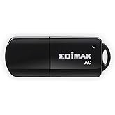 Edimax Wi-Fi 5 802.11ac Mini AC600 Dual-Band (2.4Ghz / 5Ghz) Adapter For PC USB Adapter Dongle, Win11 Plug-n-Play, Mac OS, Li