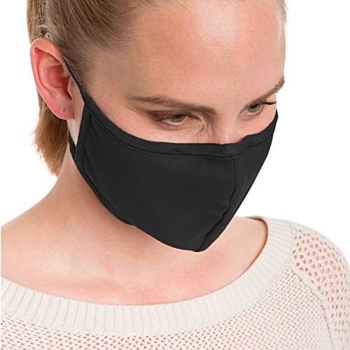 Mambe ReUsable Fabric Face Mask, Adjustable and Easy on the Ears