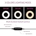 Ring Light [6.3 Inch] with Tripod Stand & Phone Holder,Dimmable 3 Light Modes Selfie Light,Camera Lights for YouTube/Photography/Makeup