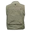 Isafish-Fly-Fishing-Vest-Mens-Multifunction-Pockets-Waistcoat-Jacket-Mesh-Breathable-Quick-Dry-Travels-Sports-Outdoor-Vest-L-Khaki