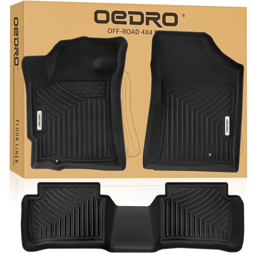 OEDRO Floor Mats Fit for 2007-2012 Nissan Altima Sedan, TPE All-Weather Custom…