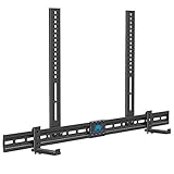 Mounting Dream Universal Soundbar Mount for SONOS Beam, Sound Bar Bracket for Soundbar with Holes/Without Holes, Non-Slip Base Holder Extends 3.4" to 6.1", Safe and Easy to Install MD5425