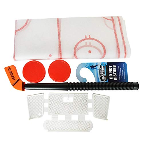 image for KOBWA Toilet Hockey Game Decompression Fun Game Ice-Hockey Toy for Men
