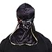 Black durag,Silky durag for Men Women,Durags for Men,Wave caps for Men for 360 Waves,720 Waves