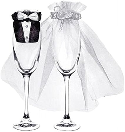 My Wedding Shop Glaserkleider Mariee Novius Mariage Decoration Pour Gateau Pour Craft Decorate Journee De Vuestra Mariage Flutes A Champagne Amazon Fr Cuisine Maison