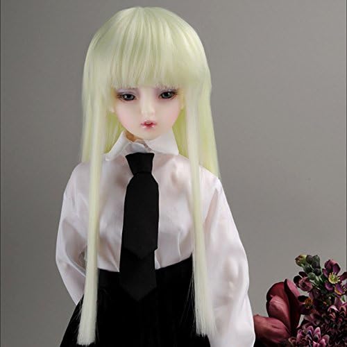 Dollfie SD Size Wig (8-9) Classic Bangs Straight (L.Blonde)