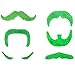 JOYIN 72 Fake Mustache Beard Self Adhesive Novelty St Patricks Costume Accessories, Sombrero Favor Supply Decoration