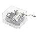 AVESON Unique Transparent Acrylic Hand Crank Mechanical Music Box For Christmas Birthday Friends Gift, Melody Canon in D major