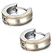 Aroncent Stainless Steel Unique Small Hoop Earrings for Men 3 Pairs Huggie Earrings