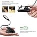 MINGER LED Book Light, Clip Reading Light USB Rechargeable Lamp 7 LED Beads 9 Level Brightness Warm/Cool White Eye-Care, 60 Hours Portable Reading Lamp for Kindles, Books for Adults Kids in Bed