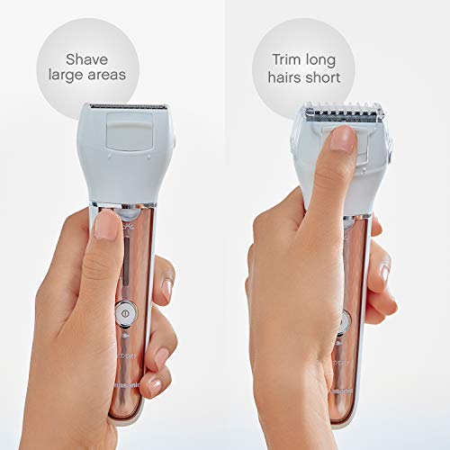 Panasonic, Cordless Shaver Epilator for Women with 5 Attachments Gentle