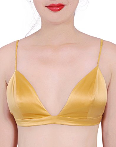 Marycrafts womens pure silk unpadded bra bralette top 2…