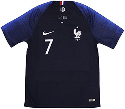 Nike ナイキ フランス代表 18 ホーム 半袖 ユニフォーム No 7 グリーズマン 3872 451 7g インポートs Nike ナイキ ユニフォーム Amazon