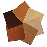 KINGSO Assorted Color Felt Fabric Sheets Patchwork Sewing DIY Craft 30x30cm Brown Series