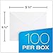 Columbian Invitation Envelopes, A2, 4-3/8 x 5-3/4 Inches, White, 100 Per Box (CO198)