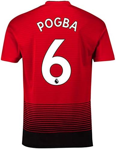 Pogba #6 Manchester United Home Men's 2018/2019 Socce Jersey
