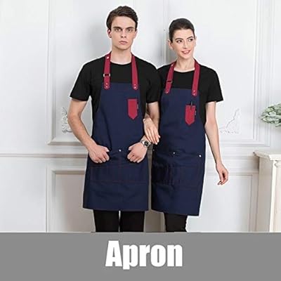 Ybbdbq Apron Ladies Men Chef Waiter Uniform Coffee Shop Baking Bbq